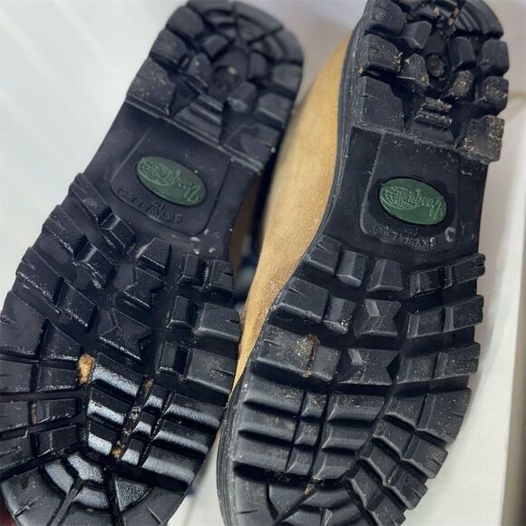 VTG Vasque Gore-Tex Hiking Boots Size 8M Suede & Canvas Made in Italy Cowhide - Picture 7 of 9